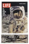 Buzz Aldrin Signed Life Magazine Commemorative Issue